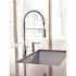 MOEN Align Spot Resist Stainless 21.75 in. H Spring Pull Down Sprayer Kitchen Faucet with 360 Degree Spout Swivel Power Boost