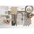 MOEN Align Spot Resist Stainless 21.75 in. H Spring Pull Down Sprayer Kitchen Faucet with 360 Degree Spout Swivel Power Boost