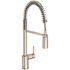 MOEN Align Spot Resist Stainless 21.75 in. H Spring Pull Down Sprayer Kitchen Faucet with 360 Degree Spout Swivel Power Boost