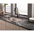 MOEN Align Matte Black 15.63 in. H Pull Down Sprayer Kitchen Faucet with 360 Degree Spout Swivel and Power Boost