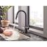 MOEN Align Matte Black 15.63 in. H Pull Down Sprayer Kitchen Faucet with 360 Degree Spout Swivel and Power Boost