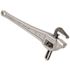 RIDGID 24 in. Aluminum Offset Pipe Wrench with Narrow Hook Jaw Parallel to Handle for Tight Spaces and Overhead Applications