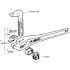 RIDGID 24 in. Aluminum Offset Pipe Wrench with Narrow Hook Jaw Parallel to Handle for Tight Spaces and Overhead Applications