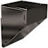 6.5 in. H x 4.5 in. W Black Steel Deck Railing Mid/End/Stair Fascia Mount Bracket for 42 in. High System