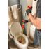 RIDGID K-6P Hybrid Toilet Snake Auger, Cable Extends to 6 ft. with Integrated Bulb Head (Manual or Cordless Drill Operated)