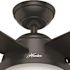 Hunter Dempsey 52 in. LED Indoor/Outdoor Matte Black Ceiling Fan with Light and Remote