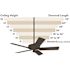 Hunter Kenbridge 52 in. LED Low Profile Indoor Brushed Nickel Ceiling Fan with Light Kit