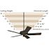 Hunter Dempsey 52 in. LED Indoor/Outdoor Matte Nickel Ceiling Fan with Light and Remote