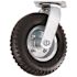 Hospitality 1 Source 8 in. Fully Pneumatic Swivel Replacement Wheel for Bellman's Cart