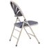 National Public Seating Navy Metal Frame Outdoor Safe Folding Chair (Set of 4)