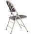 National Public Seating Navy Metal Frame Outdoor Safe Folding Chair (Set of 4)
