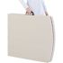 National Public Seating 72 in. Grey Plastic Fold-in-Half Folding Banquet Table