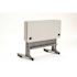 National Public Seating 60 in. Grey Plastic Smooth Surface Folding Flip-N-Store Training Table