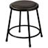 NATIONAL PUBLIC SEATING 18 IN VINYL PAD STOOL BLK