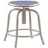 NATIONAL PUBLIC SEATING ADJ HGT STOOL BLUEBRRY/GREY