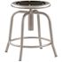 NATIONAL PUBLIC SEATING ADJ HGT STOOL BLACK/GREY