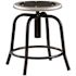 NATIONAL PUBLIC SEATING ADJ HGT STOOL BLACK/BLACK