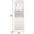 GE 2.3 cu. ft. Washer 4.4 cu. ft. Electric Dryer Combo in White