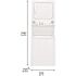 GE 3.8 cu. ft. Washer 5.9 cu. ft. Electric Dryer Combo in White