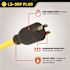 Champion Power Equipment 25 ft. 30 Amp 125-Volt Fan-Style Flat Generator Extension Cord