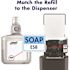 Healthcare CRT HEALTHY SOAP High Performance Foam, EcoLogo Certified, 1200 mL Refill for ES8 Dispenser (2-Pack Per Case)
