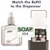 PURELL Professional CRT HEALTHY SOAP, Naturally Fragranced with Essential Oils, 1200 mL Foam Soap Refill