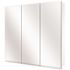 Glacier Bay 36-3/8 in. W x 30-3/16 in. H Rectangular Frameless Surface-Mount Tri-View Bathroom Medicine Cabinet with Mirror