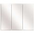 Glacier Bay 36-3/8 in. W x 30-3/16 in. H Rectangular Frameless Surface-Mount Tri-View Bathroom Medicine Cabinet with Mirror