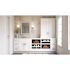 Hampton Bay Shaker 30 in. W x 21 in. D x 34.5 in. H Assembled Bath Base Cabinet in Satin White without Shelf