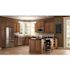 Hampton Bay Hampton 30 in. W x 21 in. D x 34.5 in. H Assembled, Bath Base Cabinet in Medium Oak without Shelf