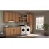 Hampton Bay Hampton 24 in. W x 21 in. D x 34.5 in. H Assembled Bath Base Cabinet in Medium Oak without Shelf