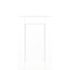Hampton Bay Shaker 36 in. W x 21 in. D x 34.5 in. H Assembled Bath Base Cabinet in Satin White without Shelf
