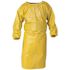 KleenGuard A70 Size 1 Yellow Chemical Spray Protection Smock Bound Seams Elastic Wrists (25 Smocks/Case)
