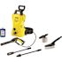 Karcher 1600 PSI 1.25 GPM K2 Car Care Kit Electric Power Pressure Washer with Vario & Dirtblaster Spray Wands