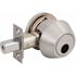 US Lock 1600 Series GR2 US32D Single Cylinder Deadbolt Less Cylinder Adjustable Backset