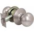 US Lock 2010 Series GR2 2-3/4 in. Backset US32D Passage Hall/Closet Plymouth Door Knob