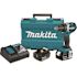 Makita 18V LXT Lithium-Ion Compact Brushless Cordless 1/2 in. Driver-Drill Kit with Two 5.0 Ah Batteries, Charger, Bag