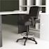 BOSS Office Products Black Modern Style Drafting Chair with Adj Arms