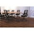 BOSS OFFICE Black Mesh Flip Arm Chair