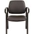 BOSS Office Products Antimicrobial Black Guest Chair