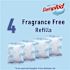 DampRid 10.5 oz. Fragrance Free Moisture Absorber Refill Pouch (4-Pack)