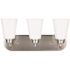 Sea Gull Lighting Kerrville 3-Light Brushed Nickel Vanity Light
