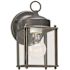 Generation Lighting New Castle 1-Light Antique Bronze Outdoor Wall Lantern Sconce