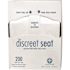 Discreet Quarter Fold Toilet Seat Covers (200-Sheets per Pack, 25-Pack per Case)