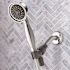 Waterpik 3-Spray 3.3 in. Single Wall Mount Low Flow Handheld Shower Head in Chrome