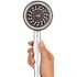 Waterpik 3-Spray 3.3 in. Single Wall Mount Low Flow Handheld Shower Head in Chrome