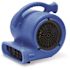 B-Air 1/4 HP Air Mover Blower Fan for Water Damage Restoration Carpet Dryer Floor Home and Plumbing Use in Blue