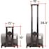B-Air 1/2 HP Air Mover for Janitorial Water Damage Restoration Stackable Carpet Dryer Floor Blower Fan with Handle Grey
