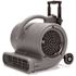 B-Air 1/2 HP Air Mover for Janitorial Water Damage Restoration Stackable Carpet Dryer Floor Blower Fan with Handle Grey