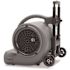 B-Air 1/2 HP Air Mover for Janitorial Water Damage Restoration Stackable Carpet Dryer Floor Blower Fan with Handle Grey